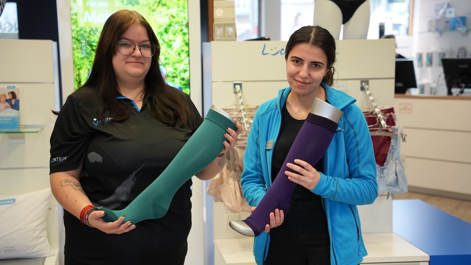 Mit Herz und Fachkompetenz: Individuelle Beratung rund um Kompression im Vitalzentrum