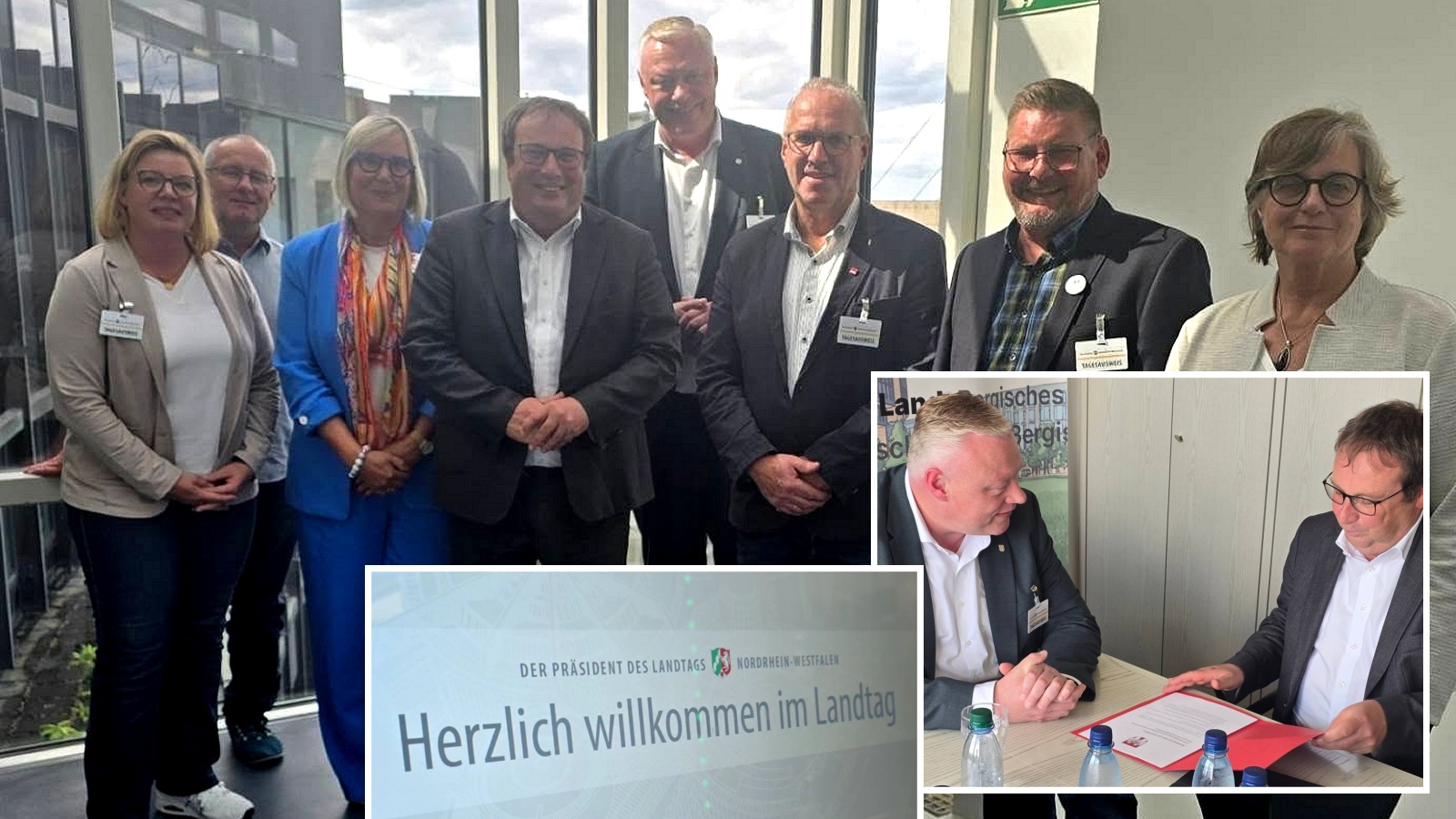 Resolution in Düsseldorf übergeben: Höxter fordert dauerhafte Entlastung der Innenstadt vom Schwerlastverkehr