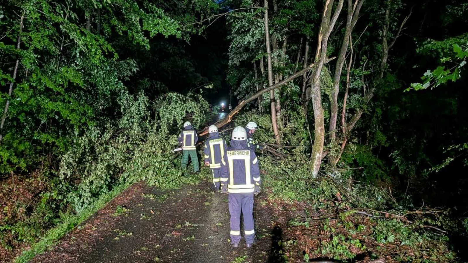 Schweres Gewitter hält Einsatzkräfte im Kreis Höxter auf Trab
