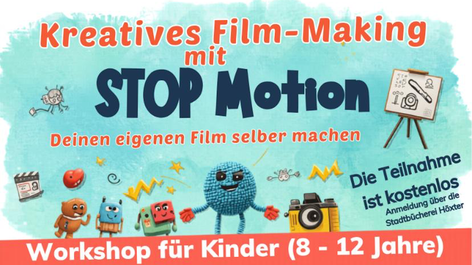 Kreative Filmwelten entstehen in Höxter: Stop-Motion-Workshop für Kinder