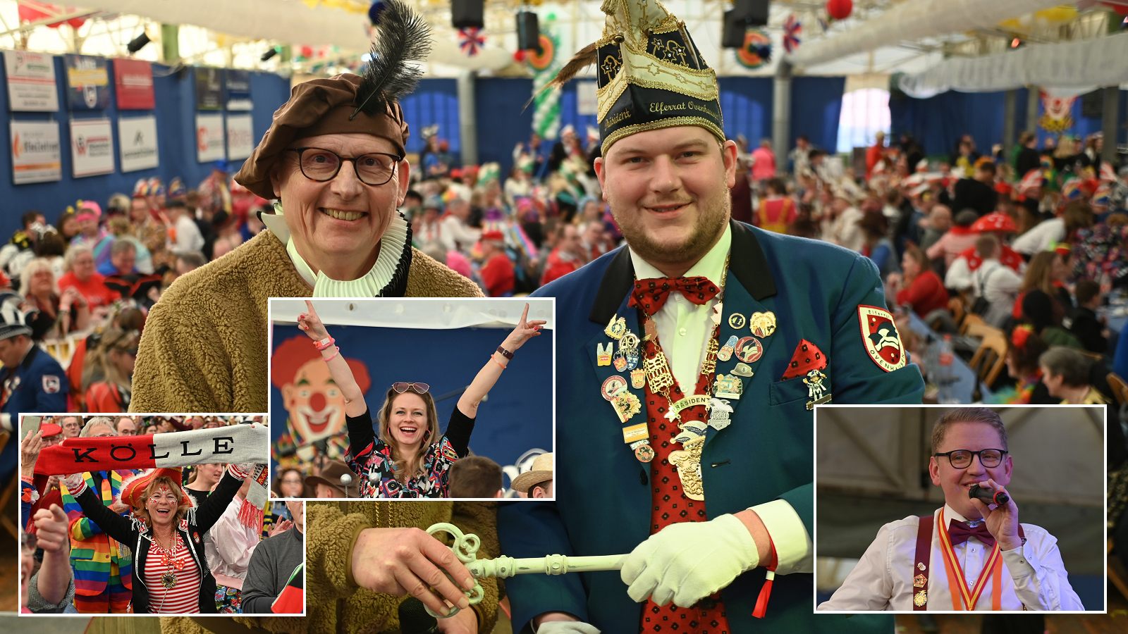 Närrischer Frühschoppen in Ovenhausen: Mehr als 1111 Zeltgäste zwischen politischer Satire und einem flotten Bühnenprogramm